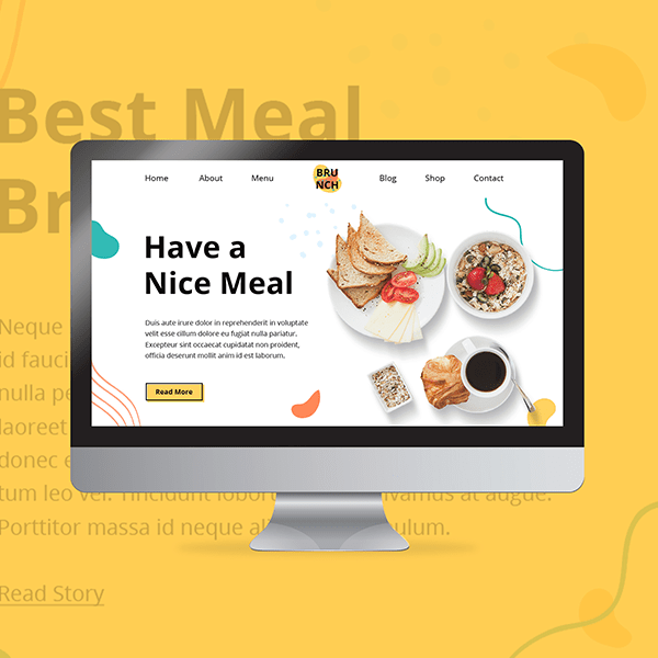 restaurant website development