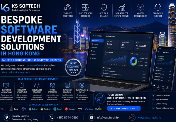 Bespoke Software Development Solutions in Hong Kong Bespoke Software Development Solutions in Hong Kong