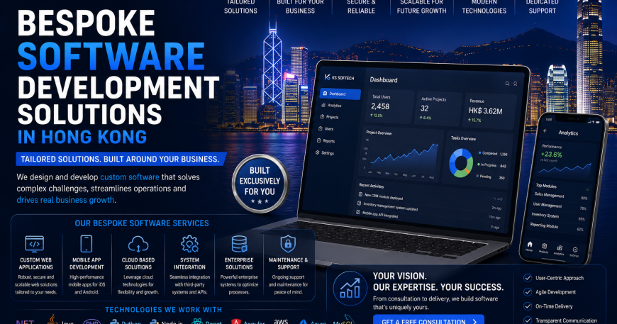 Bespoke Software Development Solutions in Hong Kong