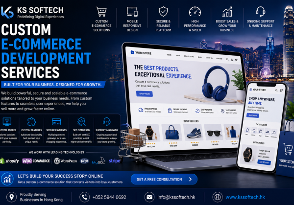 Custom E-Commerce Development Services Custom E-Commerce Development Services