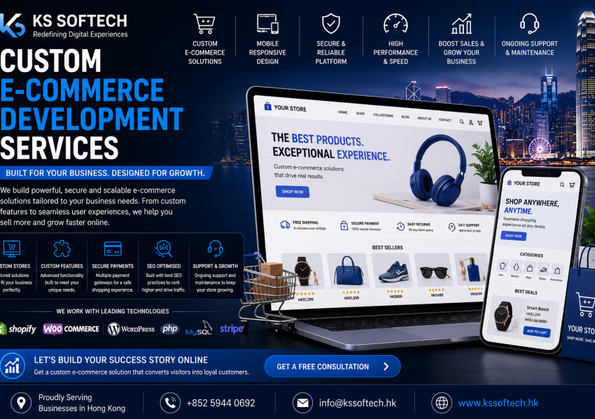 Custom E-Commerce Development Services Custom E-Commerce Development Services