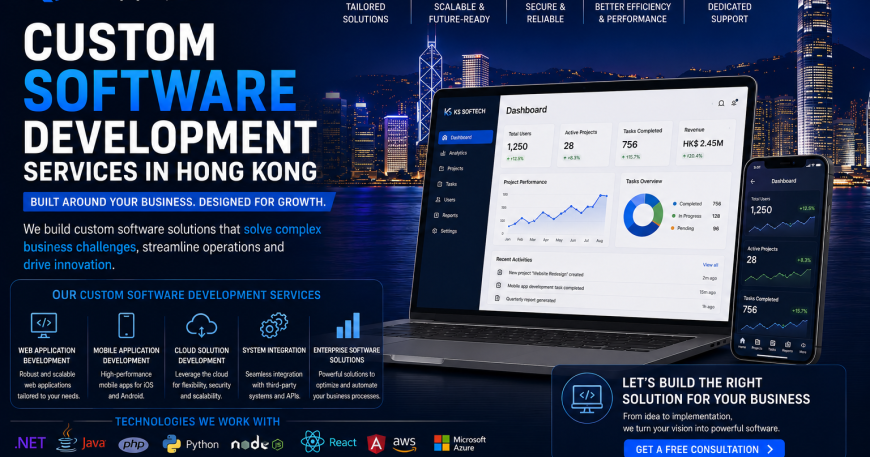 Custom Software Development Services in Hong Kong