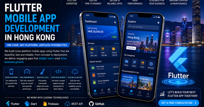 Flutter Mobile App Development in Hong Kong