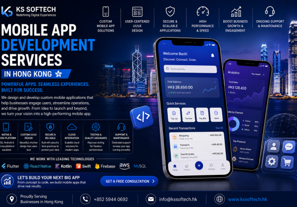 Mobile App Development Services in Hong Kong Mobile App Development Services in Hong Kong