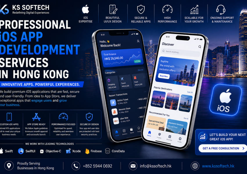 Professional iOS App Development Services in Hong Kong Professional iOS App Development Services in Hong Kong