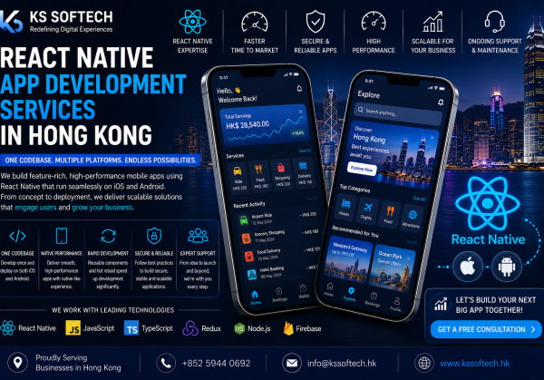 React Native App Development Services in Hong Kong React Native App Development Services in Hong Kong
