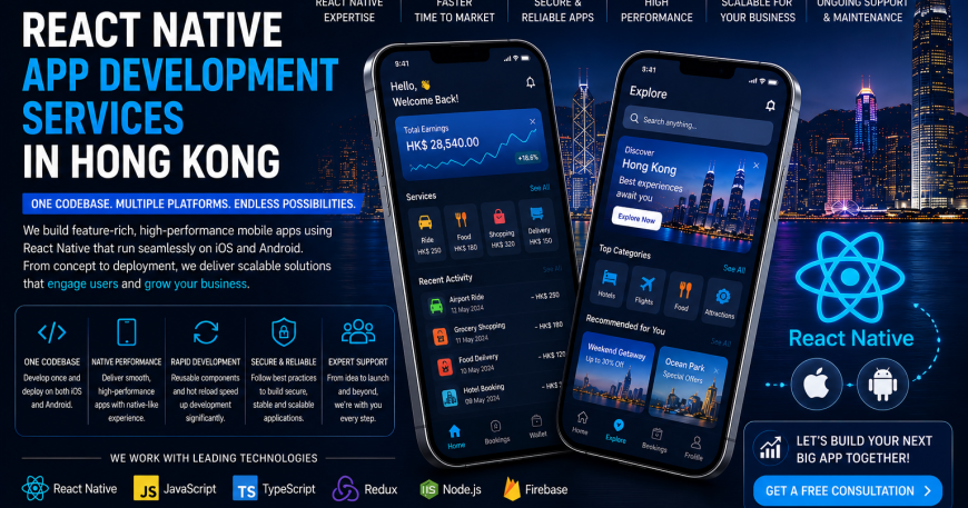 React Native App Development Services in Hong Kong