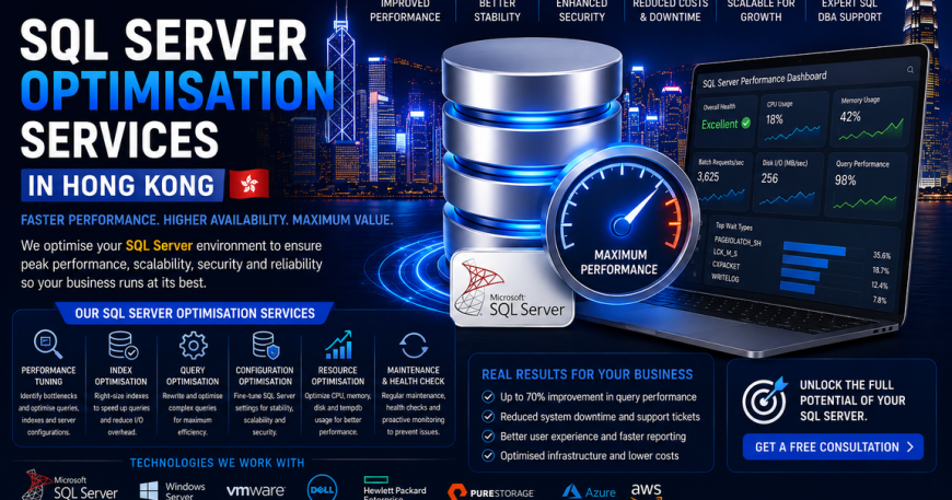SQL Server Optimisation Services in Hong Kong