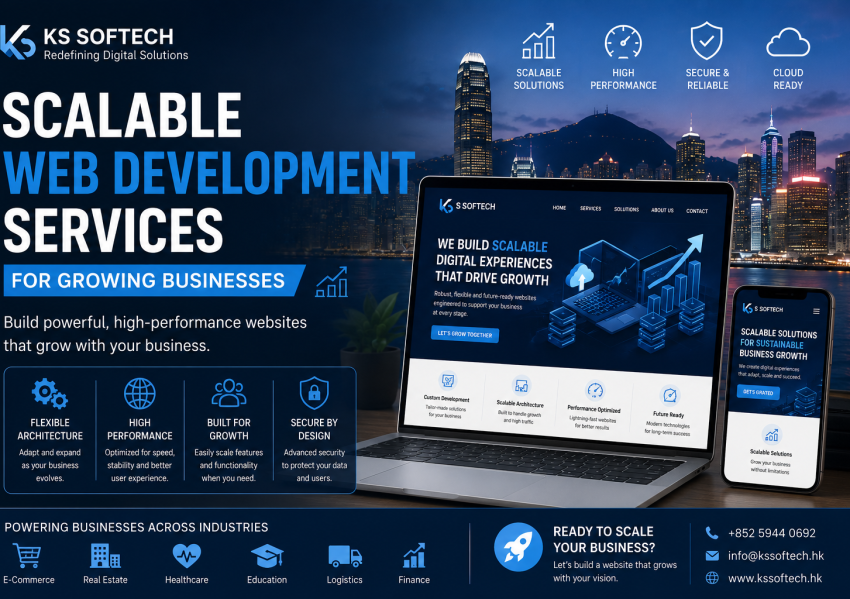 Scalable Web Development Services for Growing Businesses Scalable Web Development Services for Growing Businesses